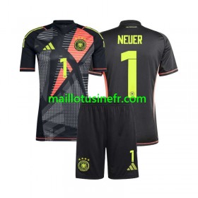 Maillot de Foot Allemagne Manuel Neuer 1 Gardien Domicile UEFA EURO 2024 - Enfant